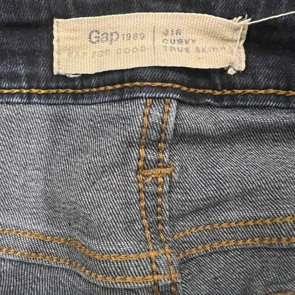 Gap 1969 dark wash denim jeans - Picture 4 of 5